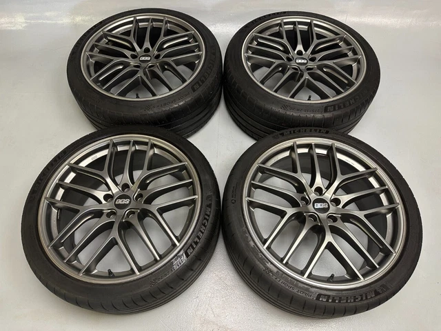 GENUINE BBS CC-R 20' ALLOY WHEELS MICHELIN TYRES 5X112 MERCEDES AUDI ch chr