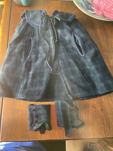 AMERICAN GIRL SAMANTHA Flannel School Dress and Accessories