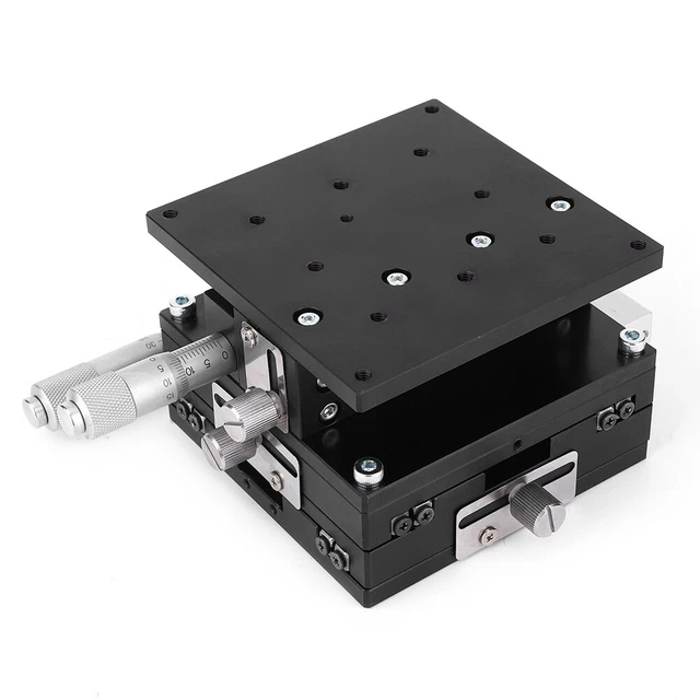 LD90-LM XYZ 3-Axes Trimming Platform Manual Linear Stage Tuning Sliding Table