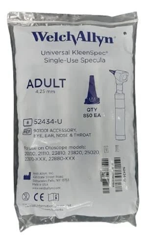 4.25 mm KleenSpec Disposable Ear Specula for Diagnostic Otoscopes Bag of 850 52