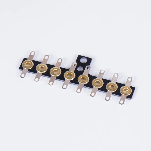 2pcs Terminal Strip Turret Tag Board 8-Lug Pin Point to Point Tube Amp