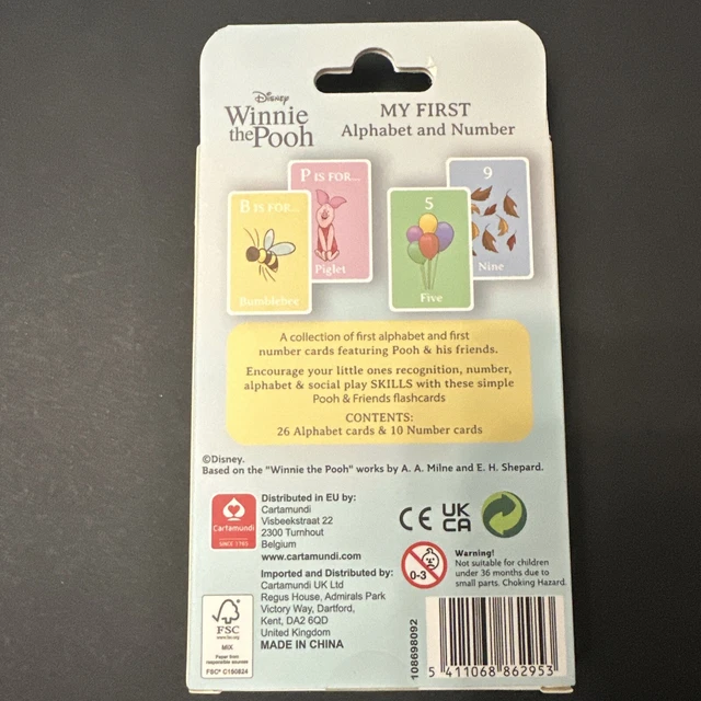 WINNIE THE POOH Flashcards £2.00 PicClick UK