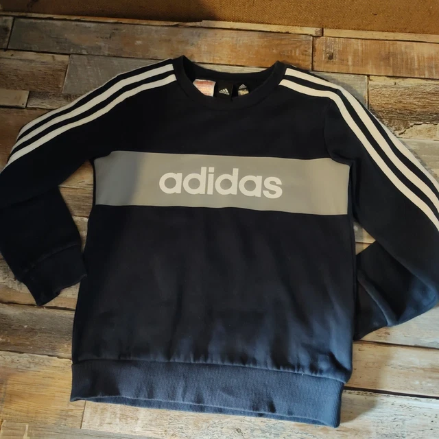felpa adidas ragazzo 7-8 anni #10 blu