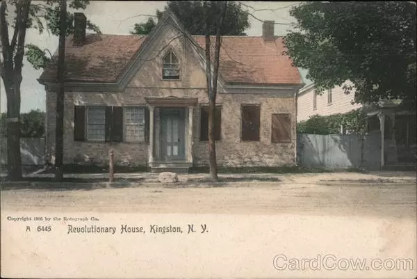 Kingston,NY Revolutionary House Rotograph Ulster County New York Postcard