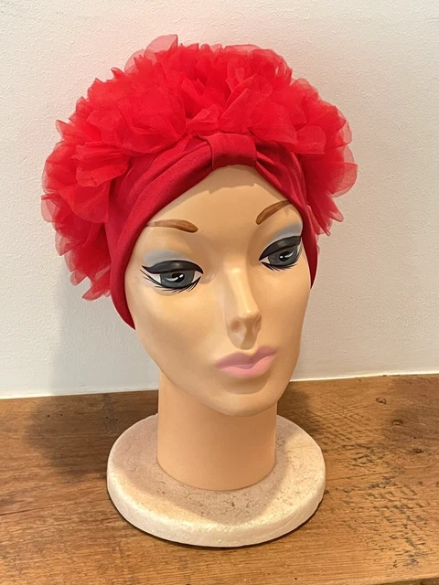 Vintage J and J of Long Beach Vintage Hair Headband Curler Cap