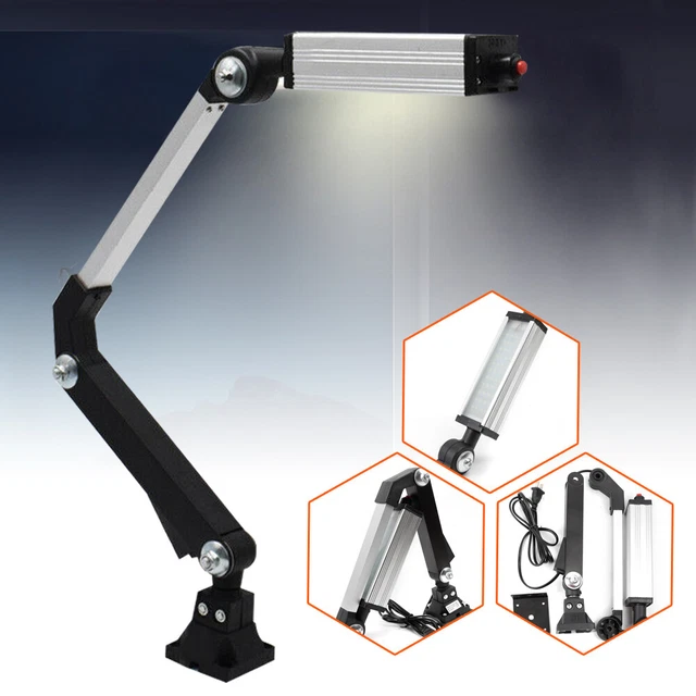LED Work Light CNC Lathe Milling Machine Bench Work Lamp Waterproof IP65 8W 110V
