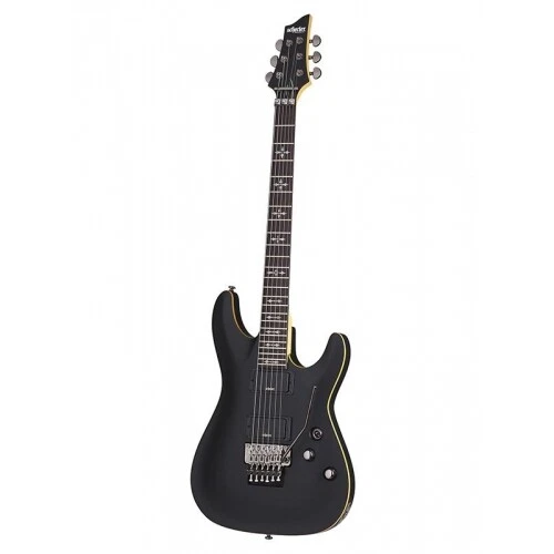Schecter - Demon 6 Floyd Rose Aged Black Satin