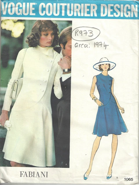 Patron De Couture Simplicity Vintage 1939 - Robe Modèle B34 (R893) - Neuf