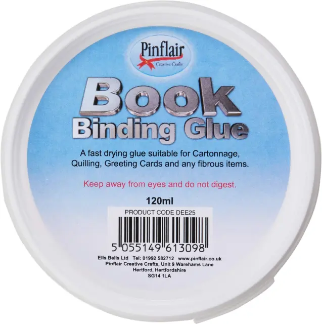 Pinflair Bookbinding Glue, 120g tub