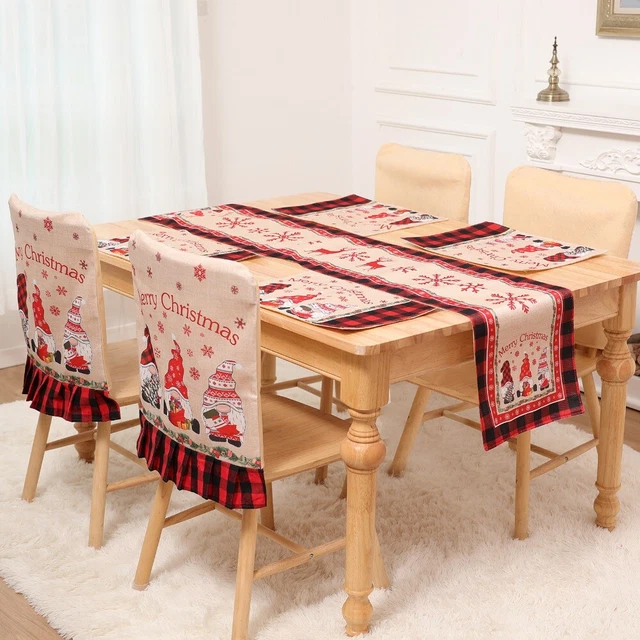 Christmas Table Runner Placemat Rudolph Set Restaurant