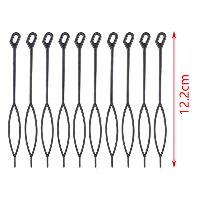 10 piezas Ponytail Creator Plástico Clip Cola Cabello Pin Trenza Cabello Máquina De Estilo Herramienta
