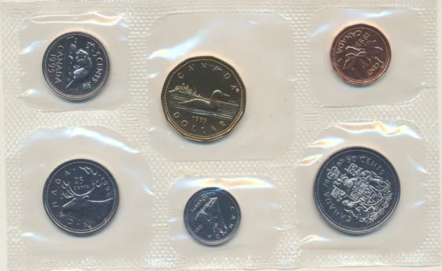 Canada: 1995 Uncirculated 6 Coin Set