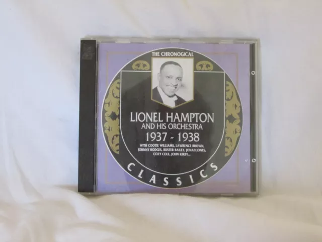 Lionel Hampton and his orchestra 1937-1938 Jazz CD.