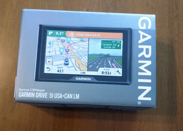 Garmin drive GPS Navigation 51 LM USA + CANADA maps (010-01678-06) - Black
