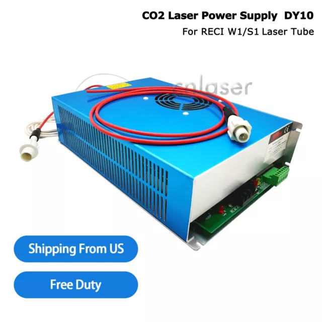 DY10 80-150W Co2 Laser Power Supply 110V for RECI 75W (Peak 90W) W1 S1Co2 Laser