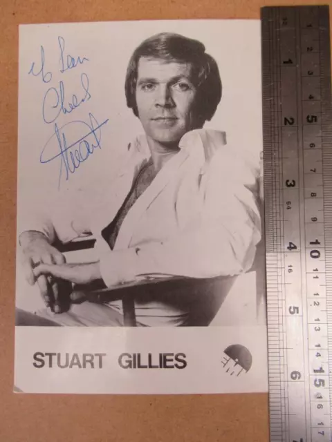 Stuart Gillies  original Autograph - Signature  (file AS-EM)