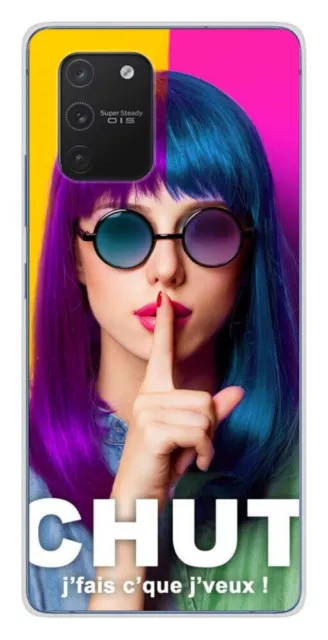 Printed silicone case compatible with Samsung Galaxy S10 Lite Hush