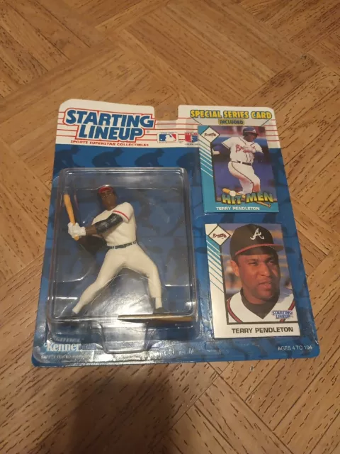 1993 TERRY PENDLETON Atlanta Braves Starting Lineup Figure & 2 Cards NIP 1993 TERRY PENDLETON Atlanta Braves Starting Lineup Figure & 2 Cards NIP