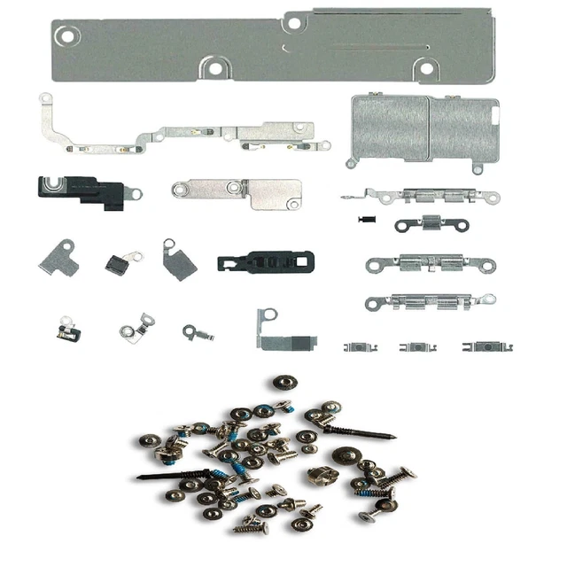 For iPhone XS MAX Bracket Screw Set Inner Metal Shields Holding Brackets Screws