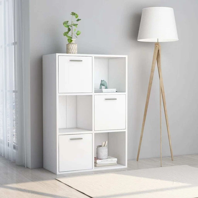 Vidaxl Armadietto Bianco 60x29,5x90 cm in Legno Ingegnerizzato