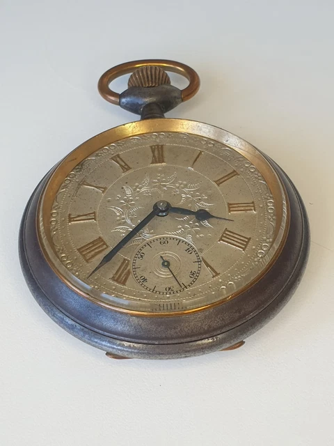 Montre Gousset Régulateur Ancienne 'La Reine Des Montres Besançon' - Occasion Très Bon état