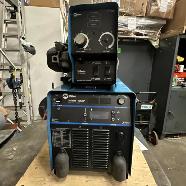 Miller Invision 456mp 70 Series  Feeder MIG Welder (03