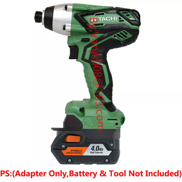 1x Ridgid 18V Hyper Li-Ion Battery Convert To Hitachi 18V Cordless Tools Adapter