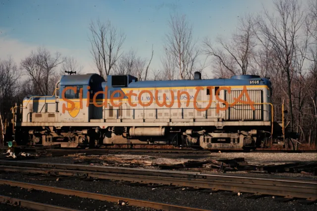Vtg 1977 Train Slide 505 D&H Delaware & Hudson Engine Mechanicville NY X2T146