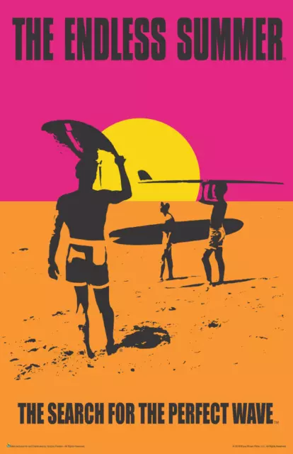 The Endless Summer Movie Mini Poster - Laminated 11.5" x 17.5"