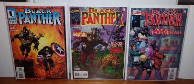 BLACK PANTHER LOT OF 6  1st App Queen Divine Justice Marvel Comics Vol 1998