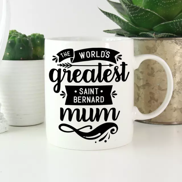 Saint Bernard Mum Mug: Cute & funny gifts for St Bernard dog owners & lovers!