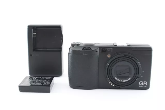 [Exc+5] Ricoh GR Digital 8.1MP Compact Digital Camera Black From JAPAN 869