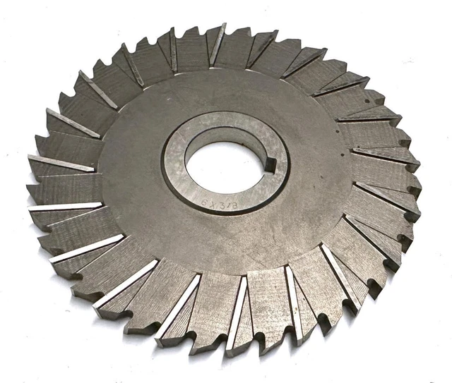 Niagara 6" x 3/8" x 1-1/4" Slitting Saw Staggered Tooth