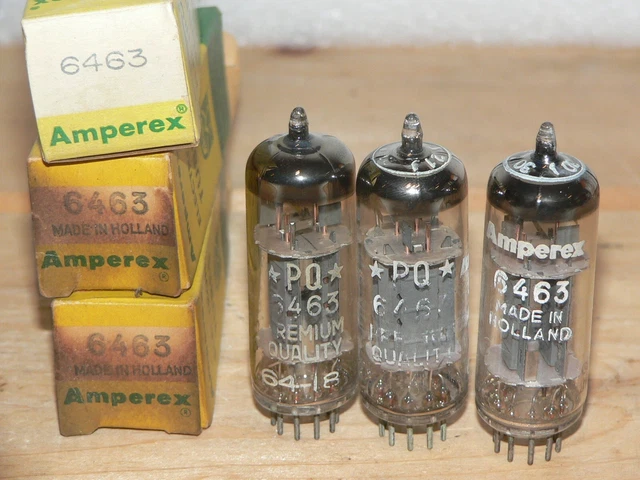 3 NIB AMPEREX 6463 Tubes (Holland PQ) £139.98 - PicClick UK