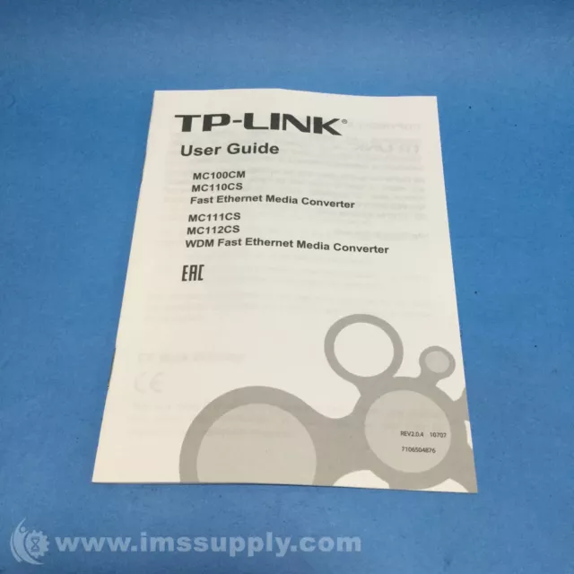 TP-Link TP-Link User Guide for the MC Series FNIP