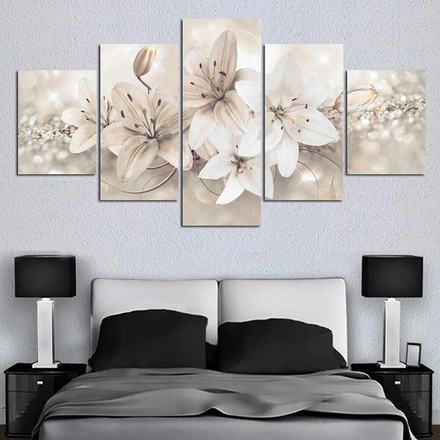 Leinwandmalerei Wohnkultur Schlafzimmer Wandkunst 5 Stück Abstrakt Bild