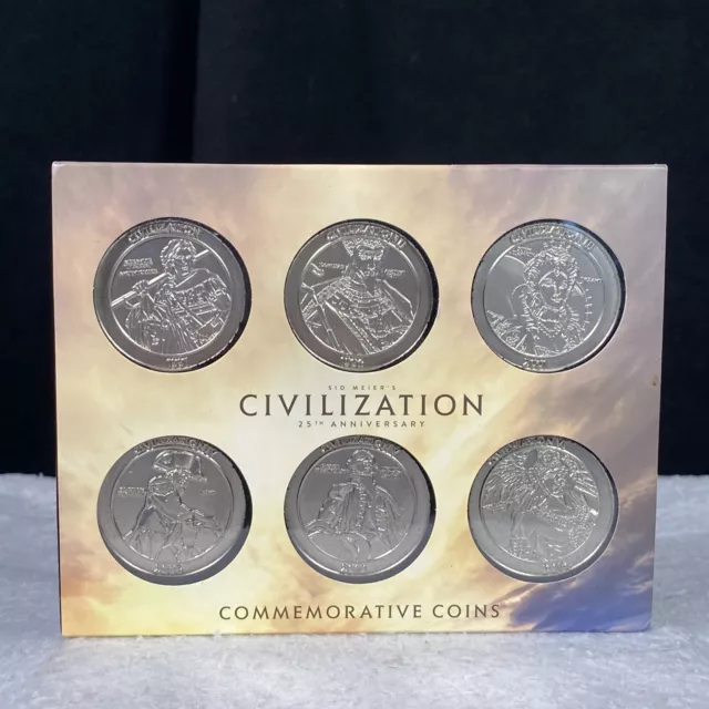 Sid Meiers Civilization, 25th Anniversary Commemorative Coins, Civilization Game