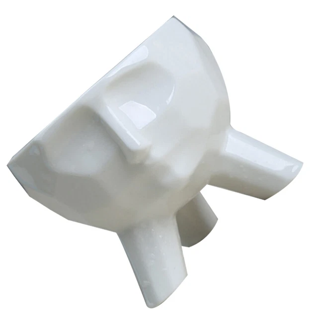 White Flower Vase Flowerpot Home Desktop Decoration Potted Plant