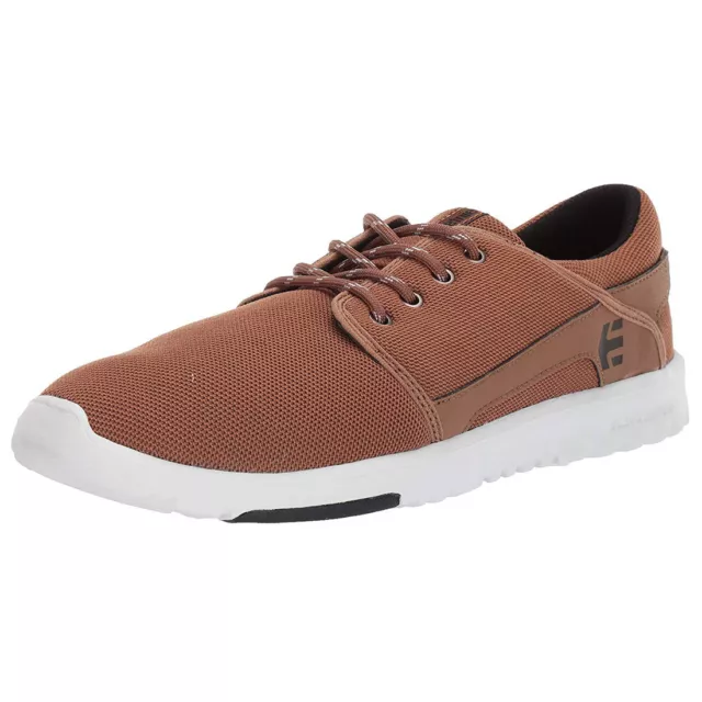 Etnies Men's Scout Low Top Sneaker Shoes Tan/Black Footwear Skateboarding Ska