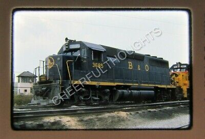 Original '75 Kodachrome Slide B&O Baltimore Ohio 3685 GP40 Cincinnati, OH   32X2