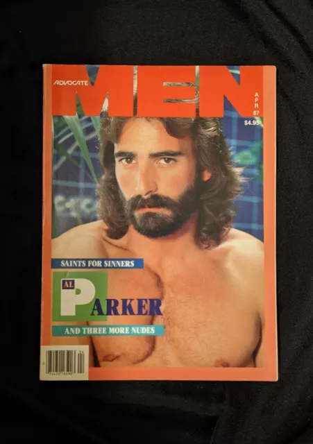 Advocate Men Apr Al Parker Gay Magazine Fold Centerfold Like New Picclick Uk
