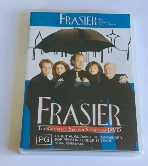 Frasier The Complete Second Season NEW SEALED DVD Region 4 Free Post Movies