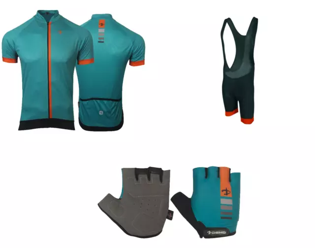 divisa completo ciclismo ESTIVO 3 pezzi (maglia guanti salopette) 3