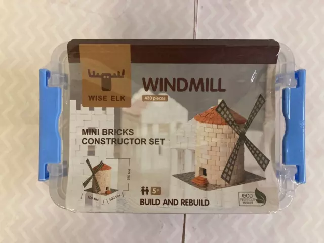 Mini Bricks Constructor Set WINDMILL Wiese Elk