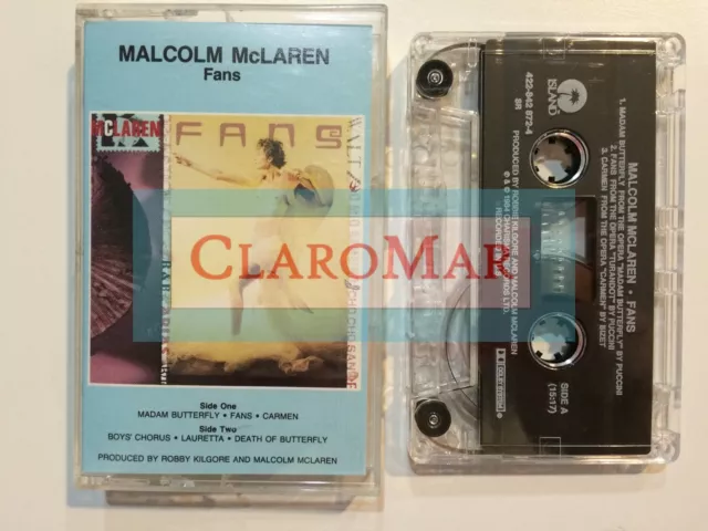 Malcolm McLaren *Fans *cassette tape *1984 *Island *NM/NM *90242-4