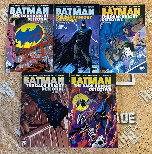 Set of (5) DC Comics Batman The Dark Knight Detective Issues 1 & 3-6 TPB