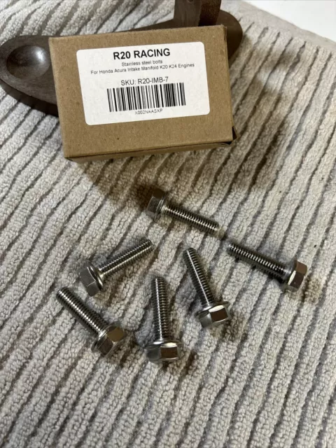 Intake Manifold Bolts For Honda Acura K-Series K20 K24 R20 Racing 🔥🔥
