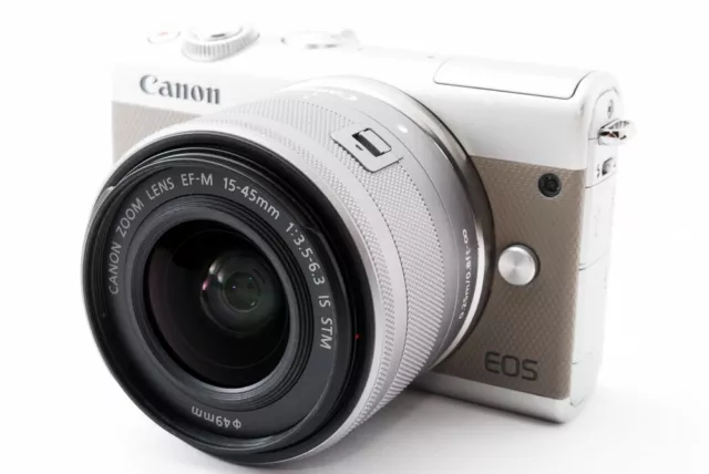 Canon EOS M100 24.2MP 15-45mm Kit Lentille Gris [Excellent Avec / Bracelet Japon