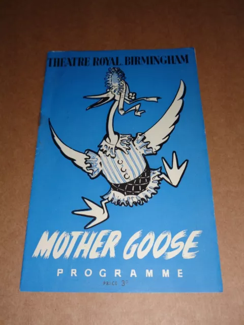 Hy Hazell "Mother Goose" 1951 Theatre Royal Birmingham Panto Programme