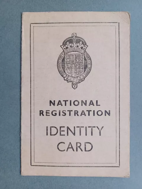 ORIGINAL 1940s IDENTITY CARD - FRANCES STEEL